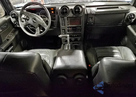 2006 Hummer H2 z USA, uszkodzony, nr VIN 5GRGN23U46H121214